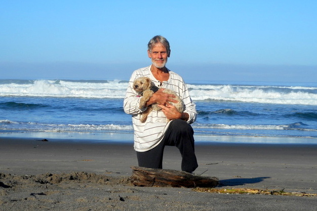 Nimble and Scott just finished working out at the beach!