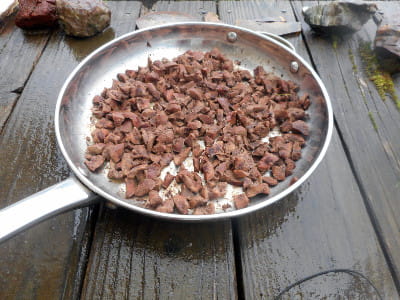 I'm making my dog's cooked liver doggie treats!