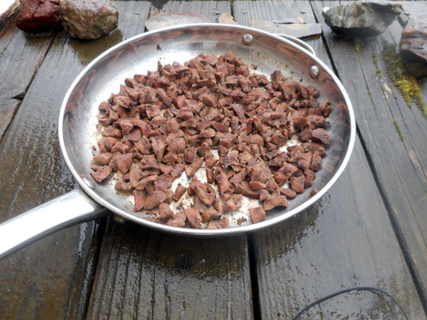 I'm making grass-fed beef liver treats for my dog