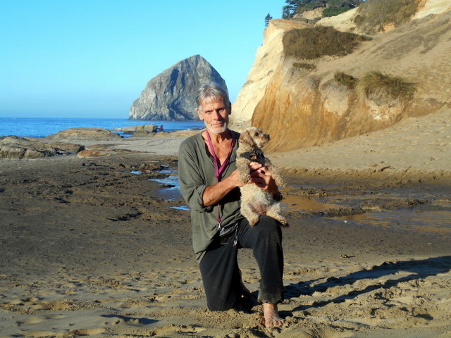 We're at our Oregon beach