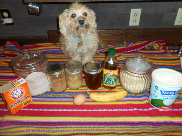 Nimble's "secret" dog birthday cake ingredients